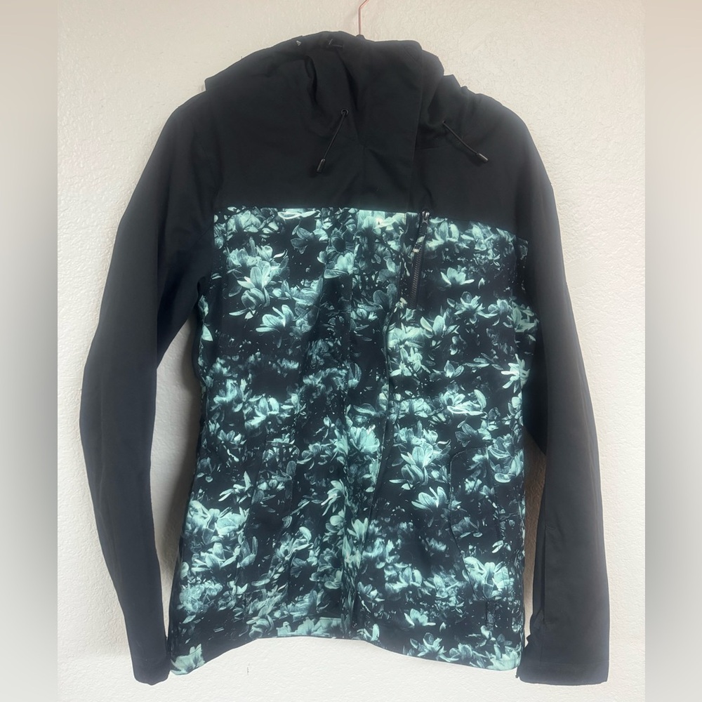 Roxy Snow Jacket Womens Large Ski Snowboard Removable Fleece Inside
